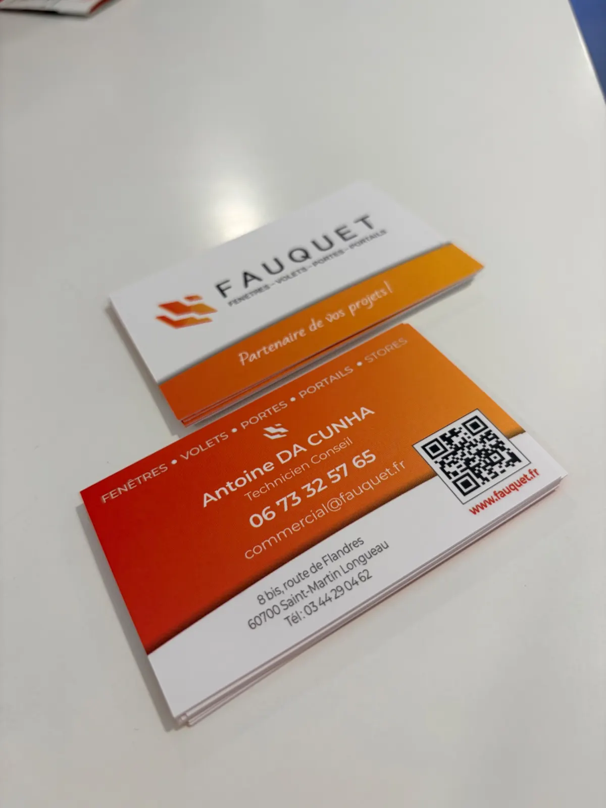 Cartes de visite Fauquet