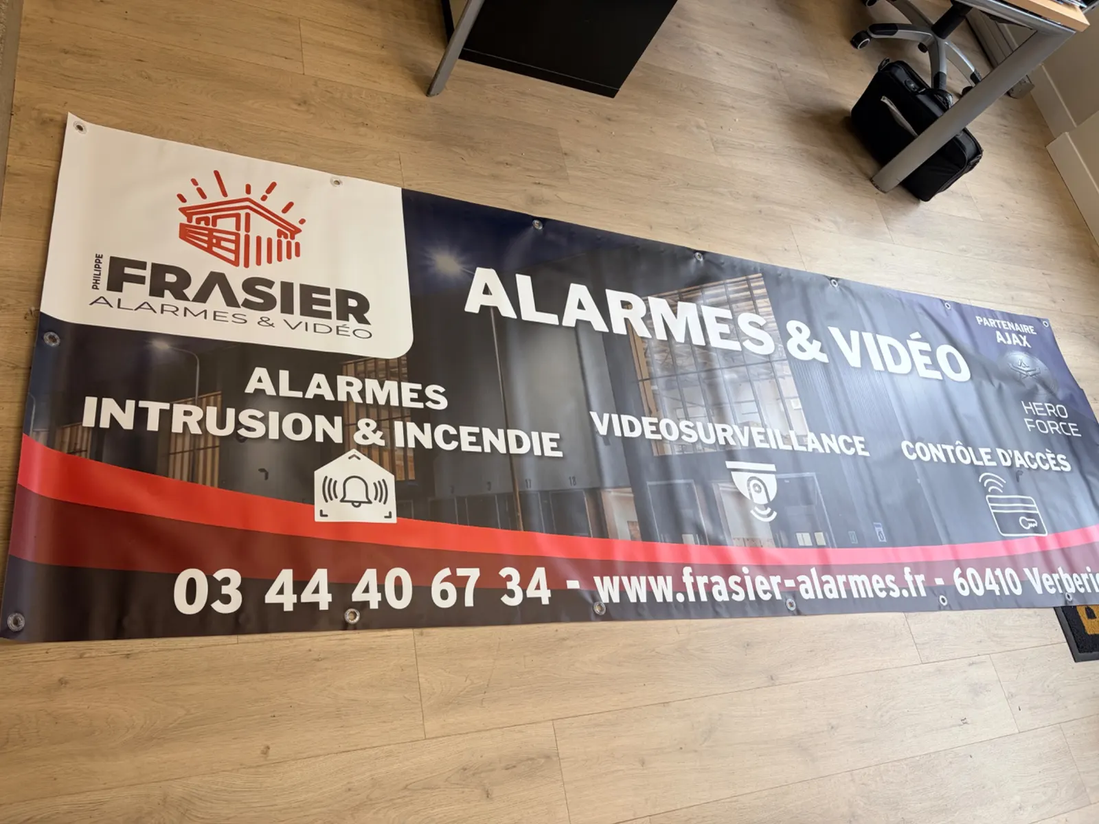 Bâche Frasier Alarmes & Vidéo
